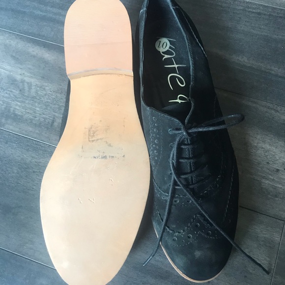Kate & Mel black suede loafers size 10 - Picture 2 of 3